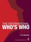 Image for The international who&#39;s who 2014