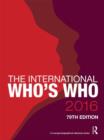 Image for The international who&#39;s who 2016