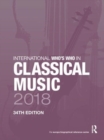 Image for International Who&#39;s Who in Classical Music 2018