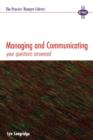 Image for Managing and Communicating