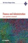 Image for Finance and Administration