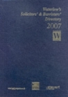 Image for Waterlow&#39;s solicitors&#39; &amp; barristers&#39; directory 2007