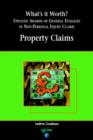 Image for What&#39;s it Worth? : Damages in Non-personal Injury Claims : v. 1 : Property Claims