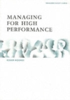 Image for Managing for High Performance