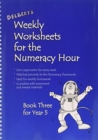 Image for Delbert&#39;s Weekly Worksheets for the Numeracy Hour