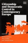 Image for Citizenship and democratic control in contemporary Europe