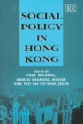 Image for Social Policy in Hong Kong