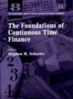 Image for The Foundations of Continuous Time Finance