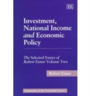 Image for Investment, national income and economic policy