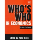 Image for Who’s Who in Economics, Third Edition