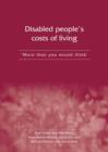Image for Disabled People&#39;s Costs of Living