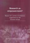 Image for Research as Empowerment?