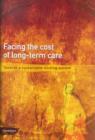 Image for Facing the cost of long-term care  : towards a sustainable funding system