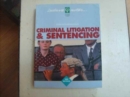 Image for Criminal Litigation and Sentencing