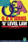 Image for A Level Law Q&amp;A