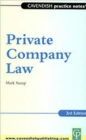 Image for Practice Notes on Private Company Law