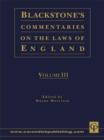 Image for Blackstone&#39;s Commentaries on the Laws of England Volumes I-IV