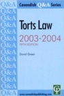 Image for Torts Q&amp;A 2003-2004 5/e