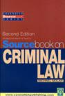 Image for Sourcebook on Criminal Law