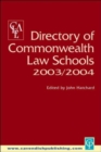Image for Directory of Commonwealth Law Schools 2003-2004