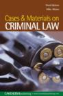 Image for Cases and Materials on Criminal Law
