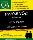 Image for Evidence Q&amp;A 2005-2006