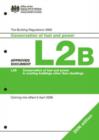 Image for The Building Regulations 2000  : conservation of fuel and powerApproved document L2B: Conservation of fuel and power in existing buildings other than dwellings