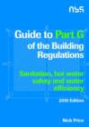 Image for Guide to Part G of the Building Regulations