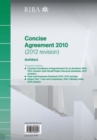 Image for RIBA Concise Agreement 2010 (2012 Revision): Architect