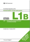 Image for Approved Document L1B : Conservation of fuel and power in existing dwellings (2013 edition)