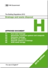 Image for The Building Regulations 2010Approved document H,: Drainage and waste disposal
