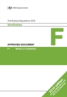 Image for Approved Document F: Ventilation (2010 edition incorporating 2010 and 2013 amendments)