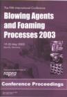 Image for Blowing Agents and Foaming Processes : Munich, Germany, 19th-20th May 2003