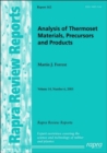 Image for Analysis of Thermoset Materials, Precursors and Products