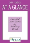 Image for At A Glance 2011-2012 Essential Court Tables for Ancillary Relief