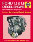 Image for Ford 1.6 &amp; 1.8 Litre Diesel Engine (84 - 96) A To N