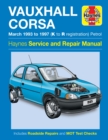 Image for Vauxhall Corsa Petrol (Mar 93 - 97) Haynes Repair Manual