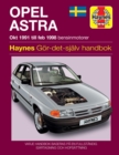Image for Opel Astra (1991 - 1998) Haynes Repair Manual (svenske utgava)