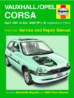 Image for Vauxhall/Opel Corsa Service and Repair Manual