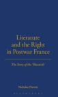 Image for Literature and the Right in Postwar France