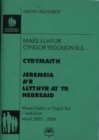 Image for Cydymaith: Jeremeia a&#39;r Llythyr at yr Hebreaid