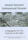 Image for Unions between Homosexual Persons : Considerations on Proposals for Legal Recognition