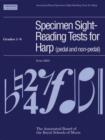 Image for Specimen Sight-Reading Tests for Harp, Grades 1-8 (pedal and non-pedal)