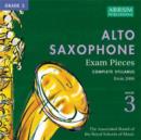 Image for Alto Saxophone Exam Recordings, from 2006, Grade 3, Complete