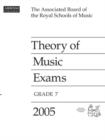 Image for Abrsm Theory of Music Examinations Grade 7 (2005)
