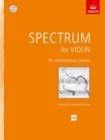 Image for Spectrum for Violin with CD : 16 contemporary pieces for violin