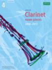 Image for Selected Clarinet Exam Pieces 2008-2013, Grade 4, Score &amp; Part