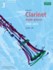 Image for Selected clarinet exam pieces 2008-2013  : with CD: Grade 3
