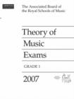 Image for Theory of Music Exams, Grade 1, 2007
