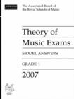 Image for Theory of Music Exams Model Answers, Grade 1, 2007